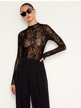 GOOD AMERICAN - Women's Mock Neck Bodysuit